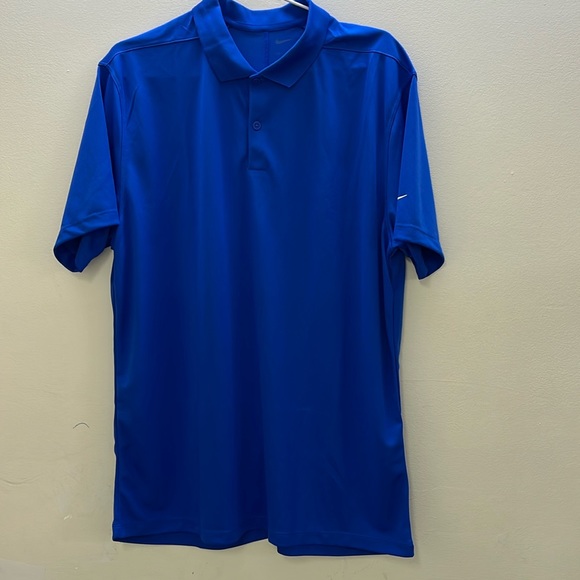 Nike Mens Polo Golf Shirt Blue Size L NWT - Picture 1 of 5